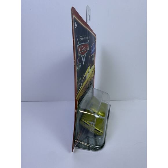 NIB Disney Pixar Cars Supercharged Yellow Ramone With Flames 1:55 Diecast Car - Picture 5 of 8
